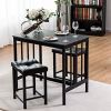 3 Pieces Modern Counter Height Dining Set