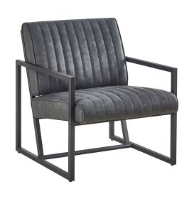 Modern design high quality PU(GREY)+ steel armchair; for Kitchen; Dining; Bedroom; Living Room