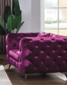 Atronia Chair; Purple Fabric 54907