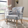 Bella 29.5"W Auspicious Clouds Accent Chair