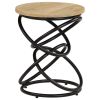 End Table Solid Mango Wood 15.7"x19.7"