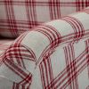 Picchu Amchair; PLAID RED