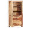 Highboard 19.7"x11.8"x42.5" Solid Sheesham Wood