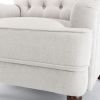 Butner Tufted Arm Chair - Oatmeal