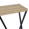 47.2'' Sofa Table;  Wood Rectangle Console Table with Metal Frame