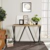 47.2'' Sofa Table;  Wood Rectangle Console Table with Metal Frame