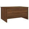 Coffee Table Brown Oak 31.5"x21.9"x16.3" Engineered Wood