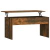 Coffee Table Smoked Oak 40.2"x19.9"x20.7" Engineered Wood