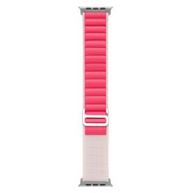 Fashion Simple Woven Nylon Watch Strap (Option: 37 Starlight With Pitaya-38or40or41mm)