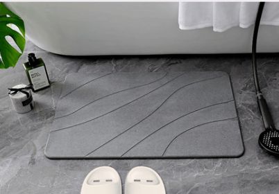 Home Entrance Bathroom Door Mat (Option: Dark Grey-60x39x0.9cm)