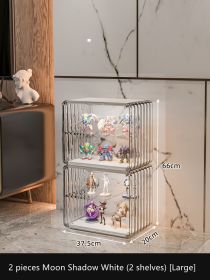 Acrylic Clear Glass Household Building Block Shelf (Option: 1style)