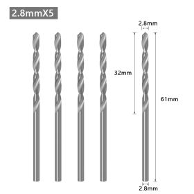 Alloy Head Screw Step Drill Wood Self-tapping Screw Installation (Option: 28mm Drill Core 5 Pack-8-65)