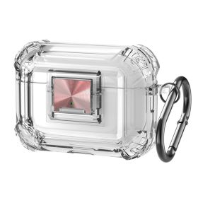 Transparent Bluetooth Earphone Protective Case (Option: Transparent Pink-Airpodspro)