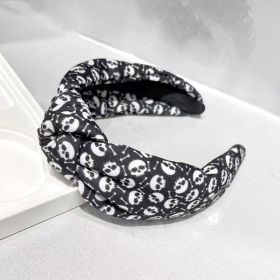 Halloween Holiday Party Printing High Skull Top Headband (Option: Skull)