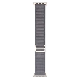 Fashion Simple Woven Nylon Watch Strap (Option: 33 Gray-38or40or41mm)