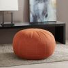 [Only support Drop Shipping Buyer] Kelsey Round Pouf Ottoman