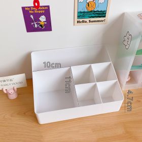 Organizing Box, Cotton Swabs, Cotton Socks, Storage (Option: Six compartment storage box)